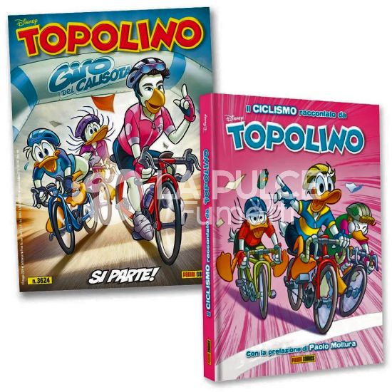 TOPOLINO LIBRETTO #  3624 + TOPOLIBRO IL CICLISMO RACCONTATO DA TOPOLINO
