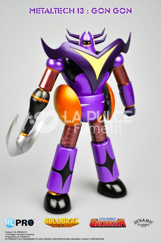 UFO ROBOT GRANDIZER METALTECH 13 GON GON METALLIC EDITION