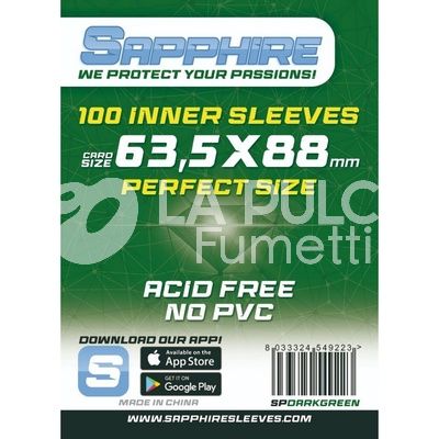 CARD SLEEVES : BUSTINE PROTETTIVE PERFECT SIZE 63.5X88