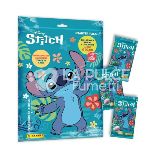 DISNEY STITCH DIVERTIMENTO LUCCICANTE TRADING CARD COLLECTION - STARTER PACK
