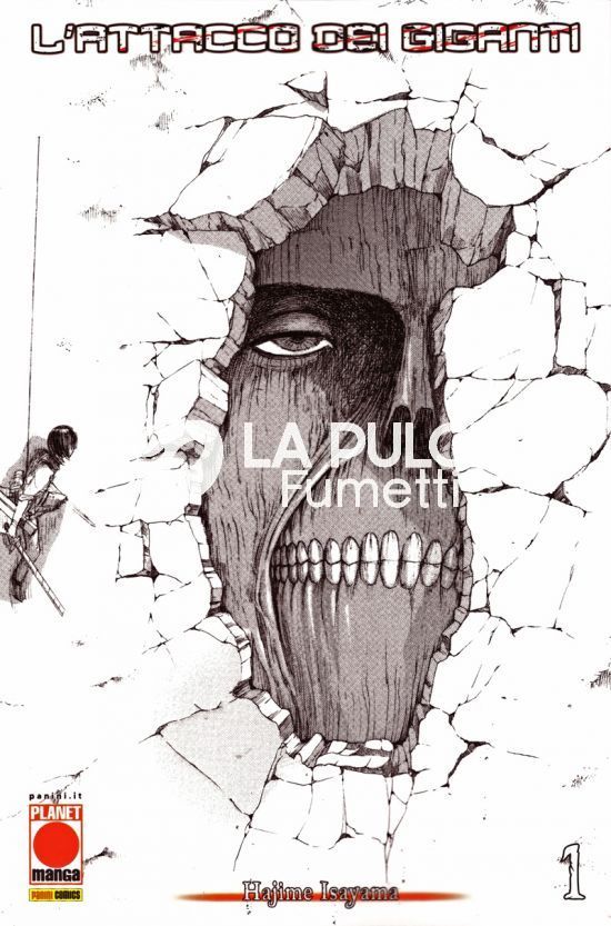 L'ATTACCO DEI GIGANTI 1/10 ( N 1 FASHION VARIANT, N 3-4-6-7-8 RISTAMPE ESAURITE )