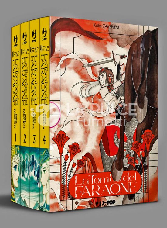 LA TOMBA DEL FARAONE - COLLECTION BOX COMPLETO - VOLUMI 1-2-3-4