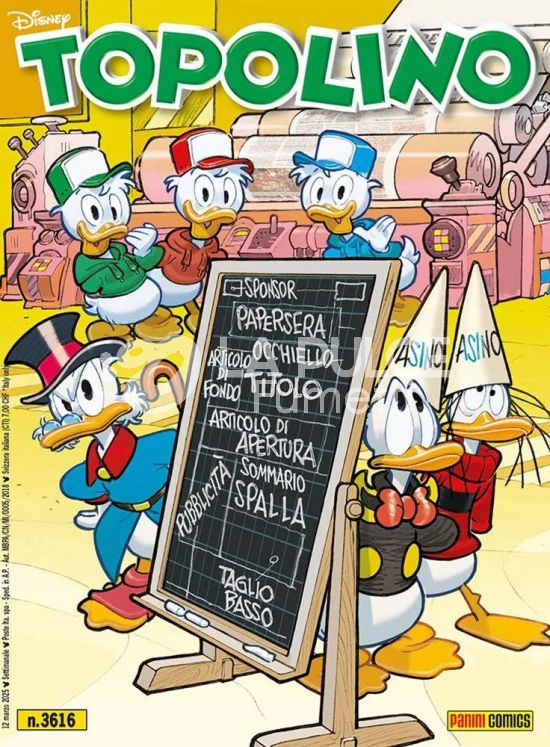 TOPOLINO LIBRETTO #  3616 COVER AVENGERS