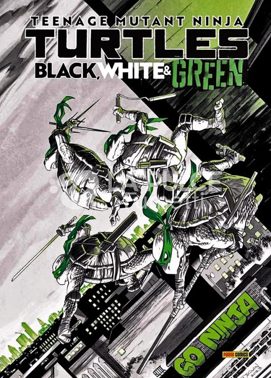 TEENAGE MUTANT NINJA TURTLES - TEENAGE MUTANT NINJA TURTLES: BLACK, WHITE & GREEN