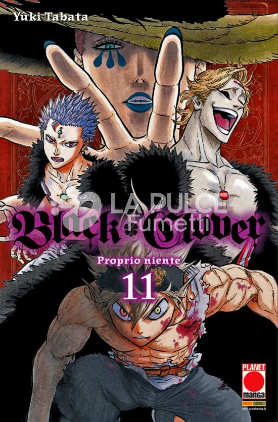 PURPLE #    24 - BLACK CLOVER 11 - 3A RISTAMPA