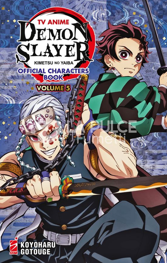 ANIME #     2 - TV ANIME DEMON SLAYER: KIMETSU NO YAIBA OFFICIAL CHARACTERS BOOK 5 + STICKER E MINIPOSTER