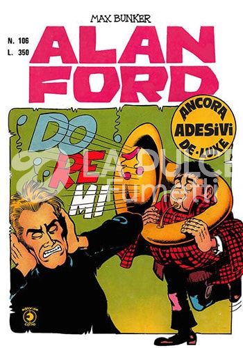 ALAN FORD ORIGINALE #   106: DO RE MI - NO ADESIVI