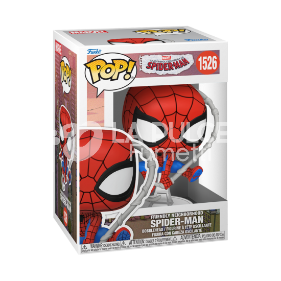 SPIDER-MAN MARVEL: FRIENDLY NEIGHBORHOOD SPIDER-MAN - VINYL FIGURE #  1526 - POP FUNKO