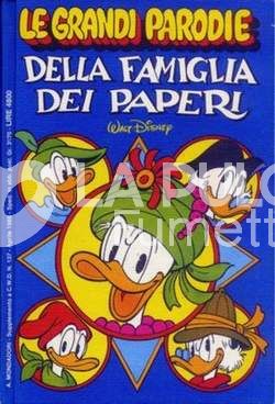 GRANDI PARODIE:2 DELLA FAMIGLIA DEI  PAPERI  CARTONATO SUPPL. A CWD N 137