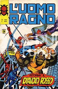 UOMO RAGNO #   164: RITORNA IL DIAVOLO ROSSO DA EDICOLA