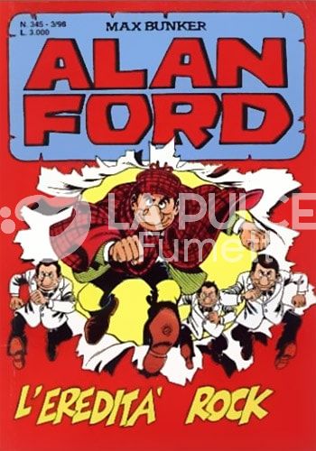 ALAN FORD ORIGINALE #   345: L'EREDITA' ROCK