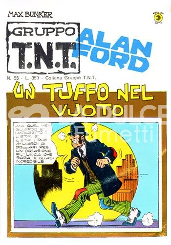 ALAN FORD GRUPPO TNT #    58: UN TUFFO NEL VUOTO - NO ADESIVI E MANIFESTO