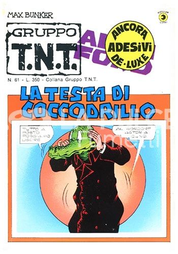 ALAN FORD GRUPPO TNT #    61: LA TESTA DI COCCODRILLO - NO ADESIVI