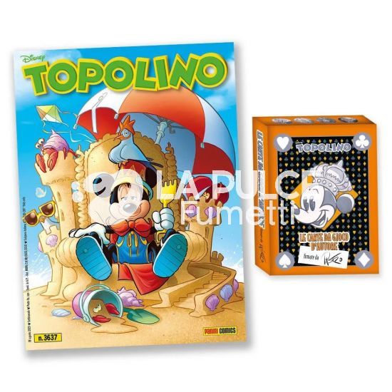 TOPOLINO LIBRETTO #  3637 + 3638 CARTE DI LORENZO PASTROVICCHIO MAZZO NERO + ROSSO