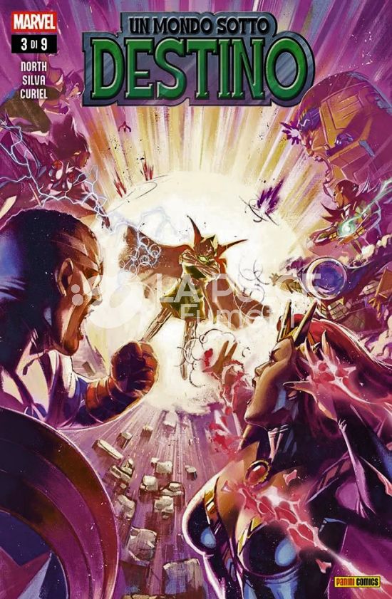 MARVEL MINISERIE #   289 - UN MONDO SOTTO DESTINO 3 + PACCHETTO FIGURINE E CARTOLINA
