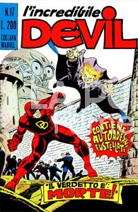 L'INCREDIBILE DEVIL #    17: IL VERDETTO E': MORTE! - NO ADESIVI DI BUSTA
