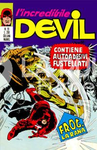 L'INCREDIBILE DEVIL #    20: FROG LA RANA + ADESIVI