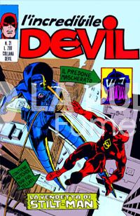 L'INCREDIBILE DEVIL #    21: LA VENDETTA DI STILT MAN - NO ADESIVI DI BUSTA