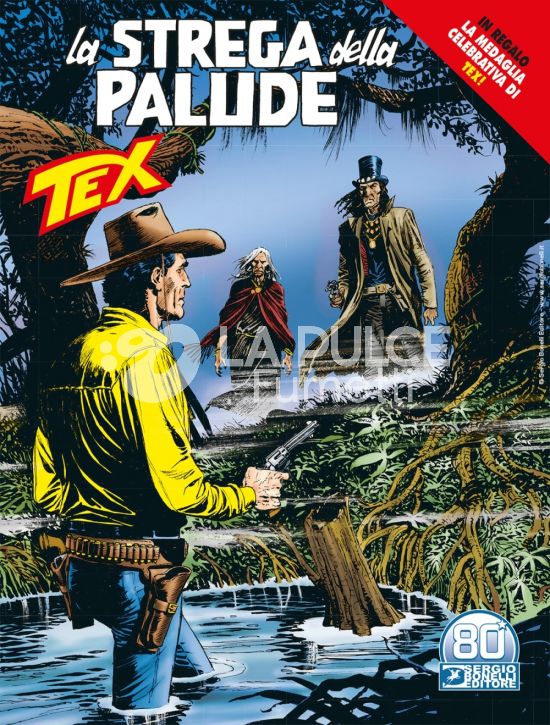 TEX GIGANTE #   727: LA STREGA DELLA PALUDE +  MEDAGLIA TEX