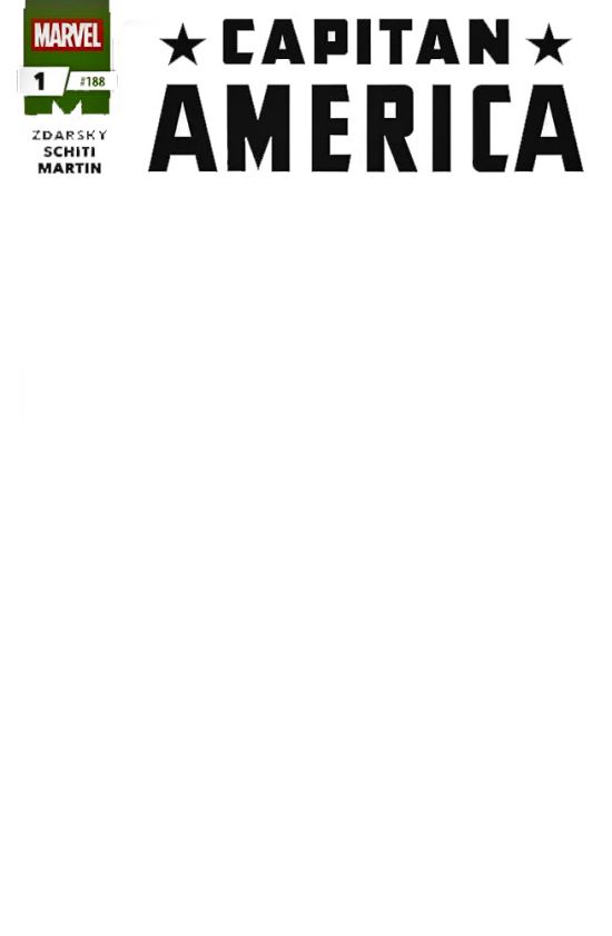 CAPITAN AMERICA # 188 - CAPITAN AMERICA 1 - BLANK VARIANT