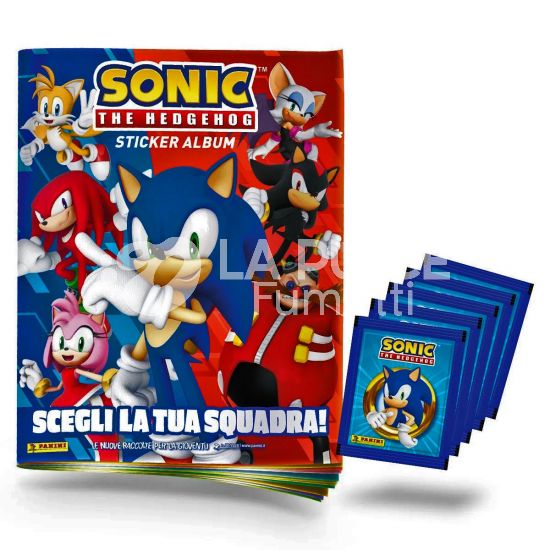 SONIC THE HEDGEHOG STICKER ALBUM: SCEGLI LA TUA SQUADRA! - STARTER PACK