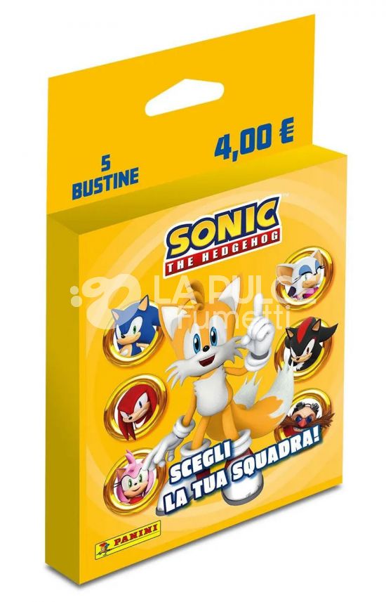 SONIC THE HEDGEHOG STICKER ALBUM: SCEGLI LA TUA SQUADRA! - ECOBLISTER