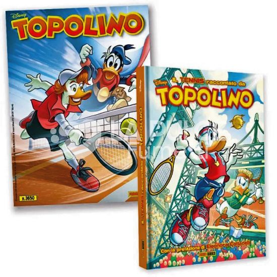 TOPOLINO LIBRETTO # 3650 + TOPOLIBRO IL TENNIS RACCONTATO DA TOPOLINO