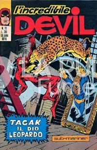 L&#039;INCREDIBILE DEVIL #    70: TAGAK IL DIO LEOPARDO