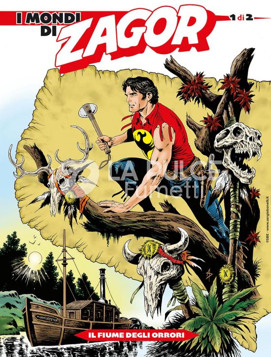 ZAGOR ALBO GIGANTE # 26 - I MONDI DI ZAGOR 1: IL FIUME DEGLI ORRORI (PARTE 1 DI 2)