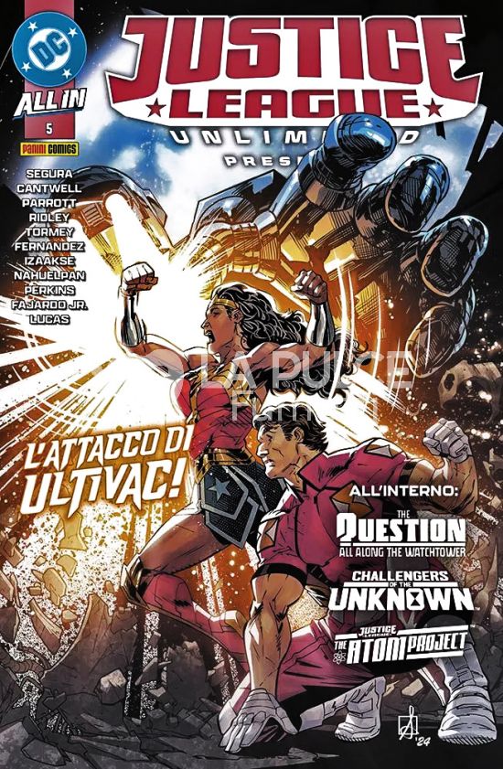 JUSTICE LEAGUE UNLIMITED PRESENTA # 5 - ALL IN