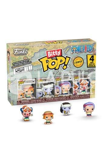 ONE PIECE: NAMI + ARLONG + NOJIKO + BUGGY THE CLOWN - 4 PACK - BITTY POP