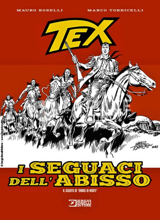 TEX: I SEGUACI DELL'ABISSO - UNA STORIA INEDITA DI GIANLUIGI BONELLI PARTE 2 - CARTONATO INEDITO