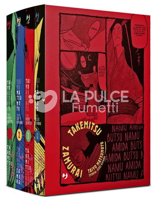 TAKEMITSU ZAMURAI - BOX COMPLETO - VOLUMI 1-2-3-4
