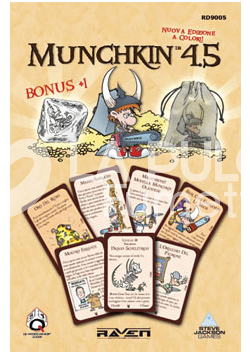 MUNCHKIN 4.5 - BONUS + 1  DADI TIRATURA LIMITATA (ESPANSIONE)