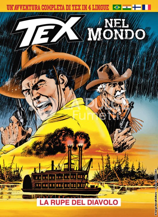 TEX NEL MONDO: LA RUPE DEL DIAVOLO - UN'AVVENTURA COMPLETA DI TEX IN 4 LINGUE