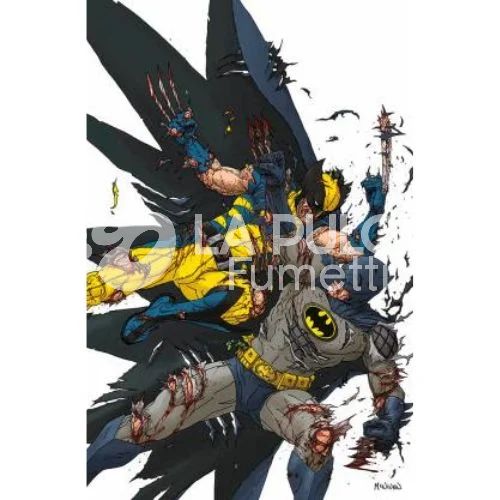 MARVEL/DC -  DEADPOOL/BATMAN - INCENTIVE FOIL VARIANT WOLVERINE & BATMAN DI STEVE MCNIVEN