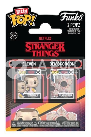 STRANGER THINGS: ELEVEN WITH WAFFLES + DEMIGORGON - 2 PACK - BITTY POP