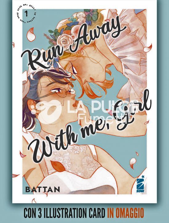 QUEER - RUN AWAY WITH ME, GIRL1/3  COMPLETA NUOVI ( N 1 + 3 ROMANTICHE ILLUSTRATION CARD - N 2 ESAURITO )