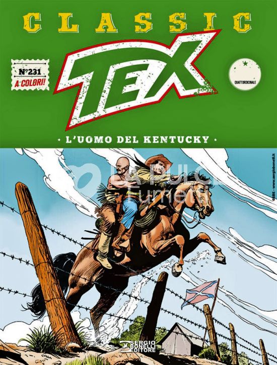 TEX CLASSIC #   231: L'UOMO DEL KENTUCKY