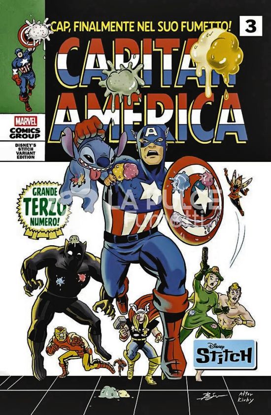 CAPITAN AMERICA #   190 - CAPITAN AMERICA 3 - STITCH VARIANT