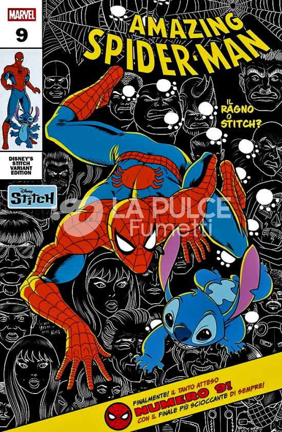 UOMO RAGNO #   882 - AMAZING SPIDER-MAN 9 - SPIDER-VERSE VS. VENOMVERSE - STITCH VARIANT