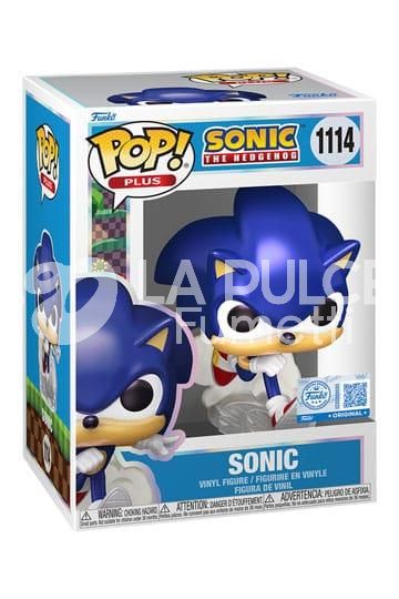 SONIC THE HEDGEHOG: SONIC (PRL) - VINYL FIGURE # 1114 - POP FUNKO PLUS