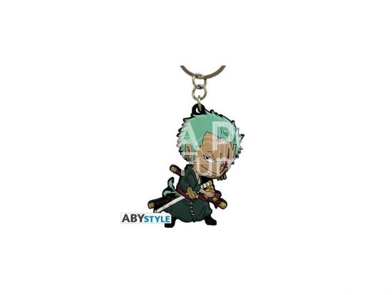 ONE PIECE ZORO BIDIMENSIONALE IN PVC  KEYCHAINS