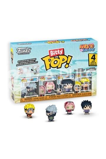 NARUTO SHIPPUDEN: TEAM 7 KAKASHI HATAKE  + SAKURA HARUNO + SASUKE UCHIHA + NARUTO UZUMAKI - 4 PACK - BITTY POP