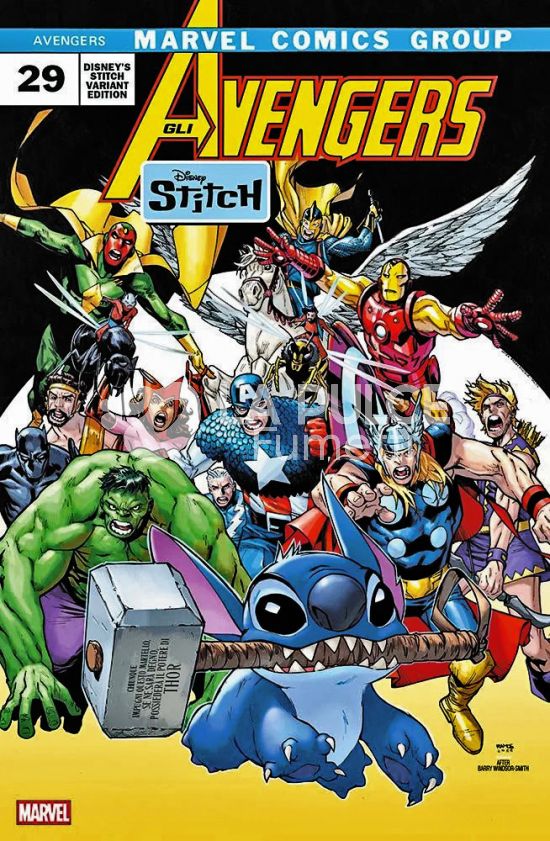 I VENDICATORI #   191 - GLI AVENGERS 29 - UN MONDO SOTTO DESTINO - STITCH VARIANT
