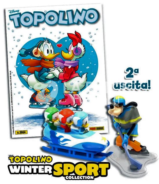 TOPOLINO LIBRETTO #  3664 + WINTER SPORT COLLECTION 2 (DI 4) - PIPPO E QUI, QUO E QUA