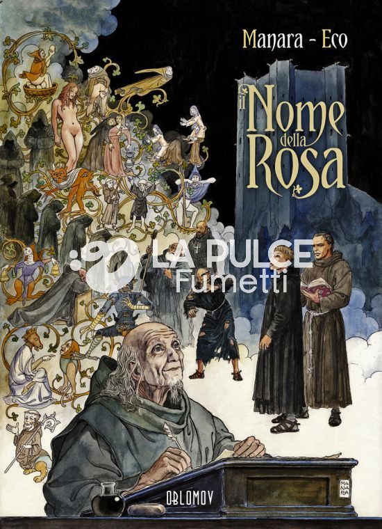 MILO MANARA - IL NOME DELLA ROSA 1/2 COMPLETA NUOVI