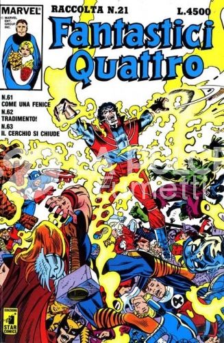 FANTASTICI QUATTRO RACCOLTA #    21  ( FANTASTICI QUATTRO 61-62-63 )
