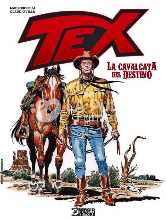 TEX: LA CAVALCATA DEL DESTINO - 2A EDIZIONE - VARIANT COVER - CARTONATO