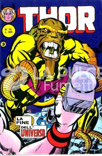 THOR SECONDA SERIE #    16: LA FINE DELL'UNIVERSO